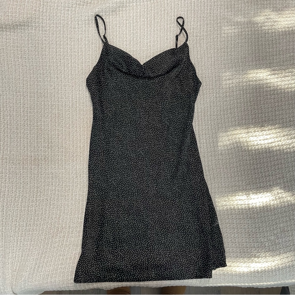 UO Satin Cowl Neck Mini Dress 🩷